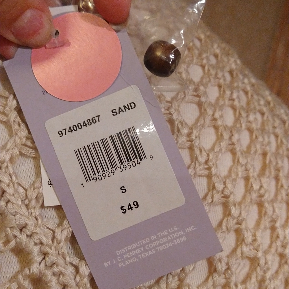 Artesia Crochet Cap Sleeve Cardigan - Picture 6 of 6